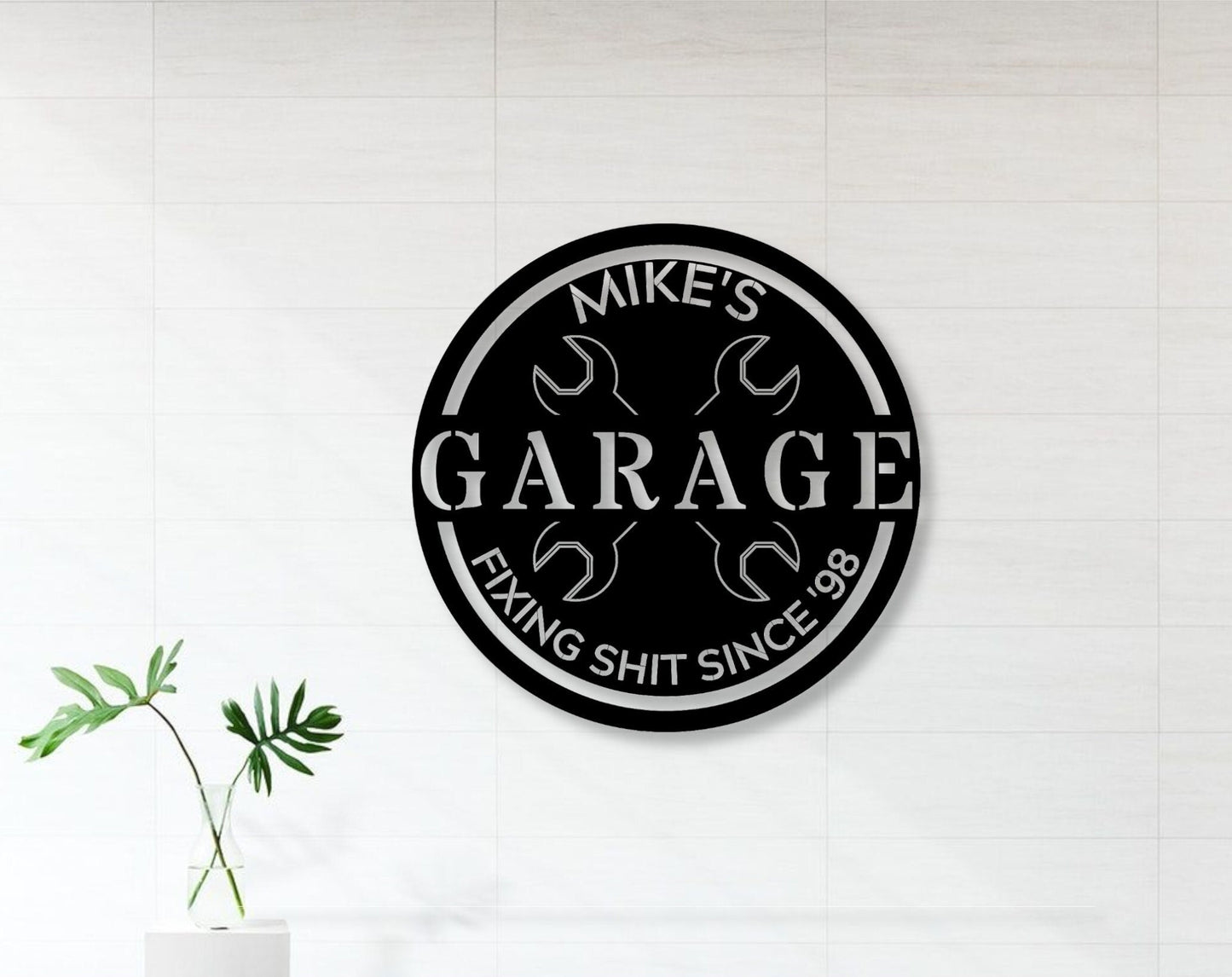 Personalized Garage Sign, Metal Sign for Garage, Custom Garage Sign, Garage Sign Men, Garage Sign Personalized,Garage Decor,Mens Garage Sign