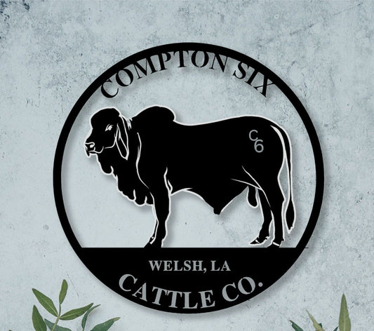 Cattle Company Sign, Cow Sign, Barn Sign, Metal Sign, Metal Art, Custom Bull Sign, Farmer sign, Personalized,Farm animals, Farmhouse