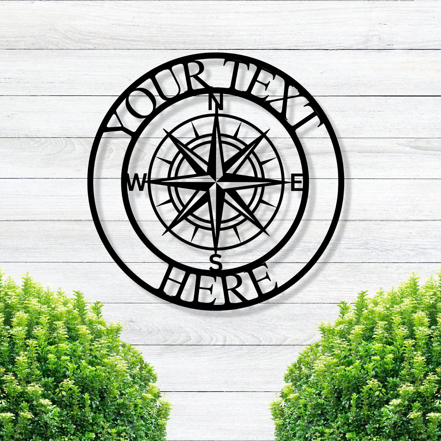 Personalized Compass Sign / Metal Compass Sign / Nautical Compass Sign / Personalized Signs / Home Decor / Metal Decor / Wall Art / Nautical