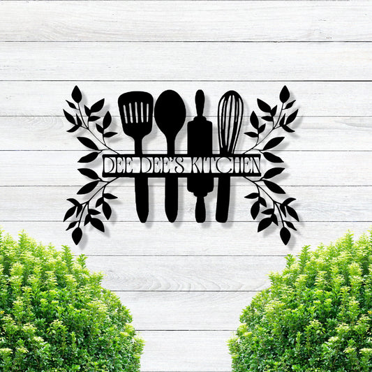 Custom Metal Sign for Kitchen / Kitchen Metal Sign / Personalized Kitchen Signs / Mothers Day Gift / Custom Kitchen Sign Wall Decor / Gift