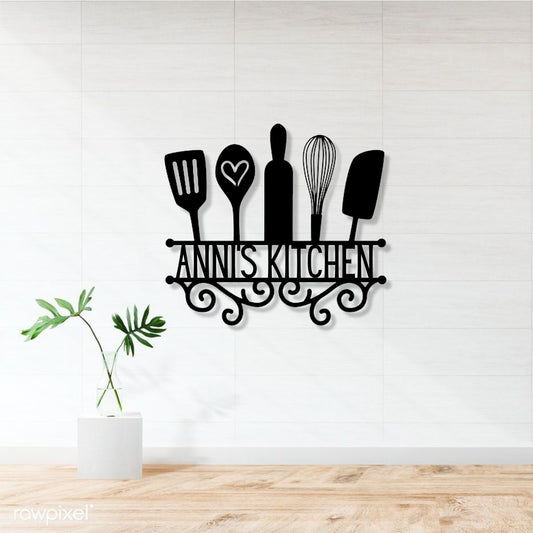 Personalized Kitchen Sign / Metal Sign for Kitchen / Kitchen Metal Sign / Personalized Kitchen Signs / Mom Gift / Personalized Gift / Gift