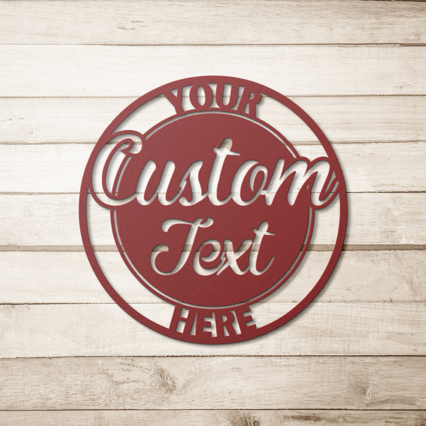 Custom Text Metal Sign / Outdoor Wall Decor / Metal Wall Decor / Home Decor / Personalized Home Decor / Metal Wall Art / Gift / Custom Sign