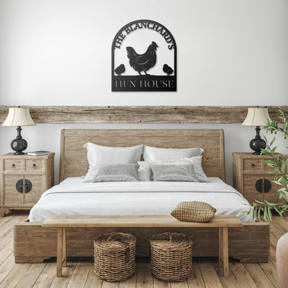 Personalized Chicken Coop Sign / Hen House Sign / Metal Chicken Coop Sign / Custom Chicken Coop Sign / Outdoor Metal Sign / Our Little Coop