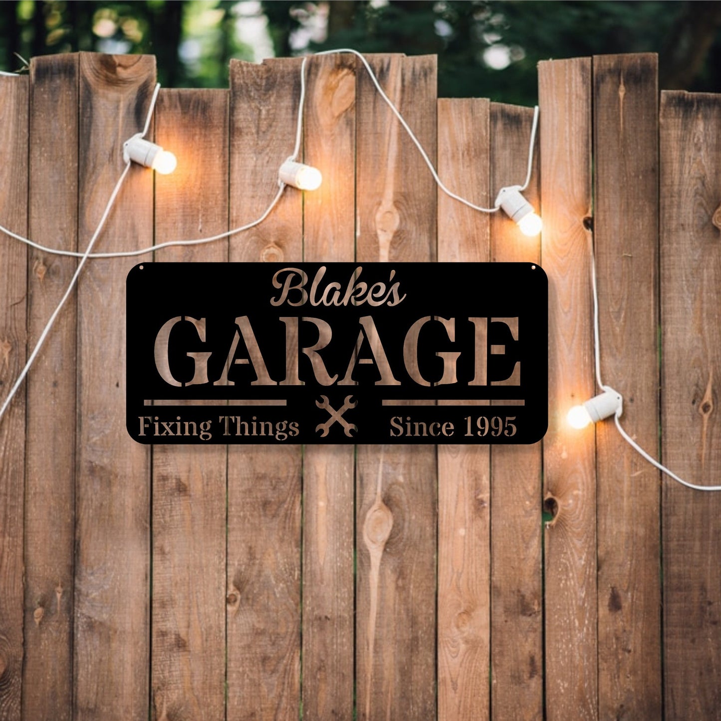 Personalized Metal Garage Sign / Custom Garage Sign / Metal Wall Decor / Garage Decor / Personalized Home Decor / Metal Mancave Sign / Gift