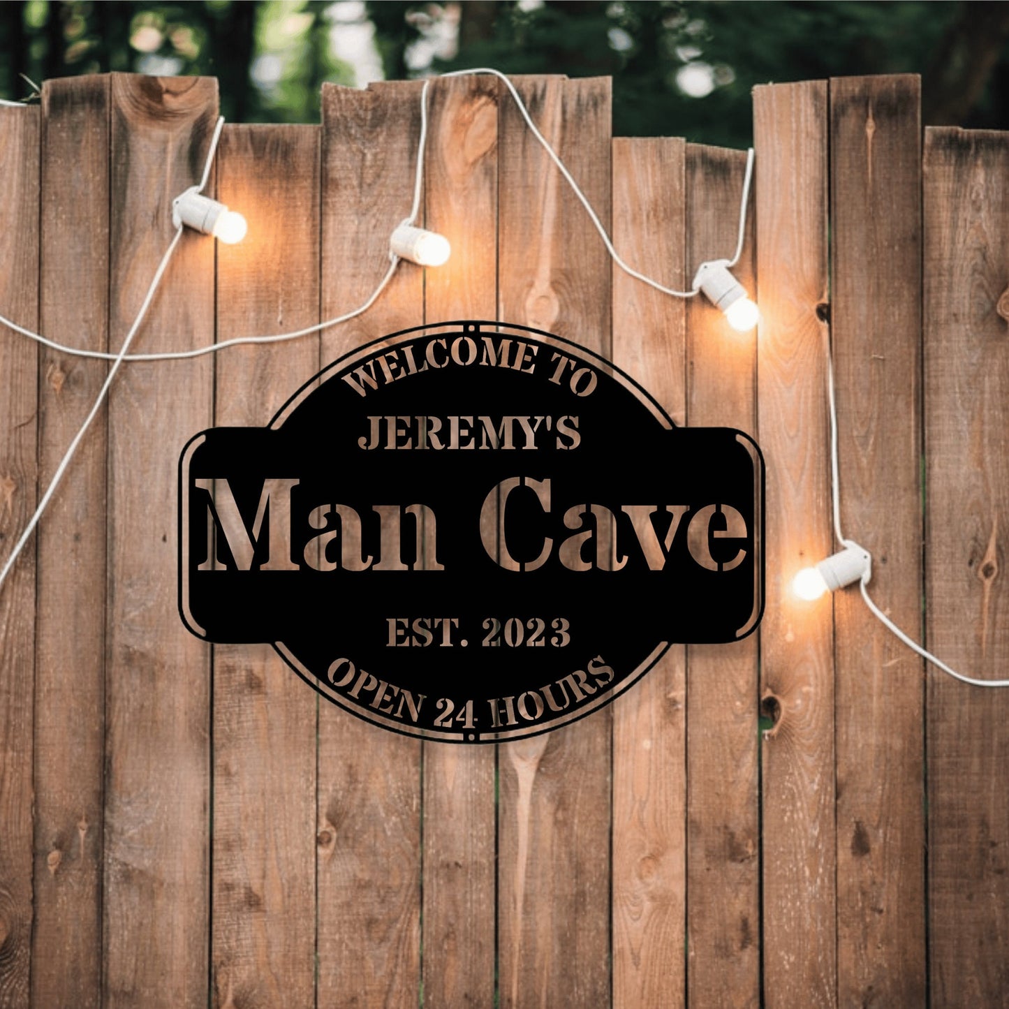 Personalized Metal Man Cave Sign / Man Cave Wall Decor / Metal Wall Decor / Man Cave Decor / Personalized Man Cave Sign / Wall Art / Gift