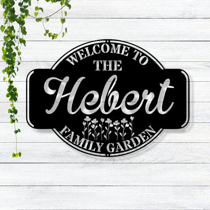 Personalized Metal Garden Sign / Sign For Garden / Personalized Sign / Custom Garden Sign / Outdoor Decor / Personalized Metal Garden Gift