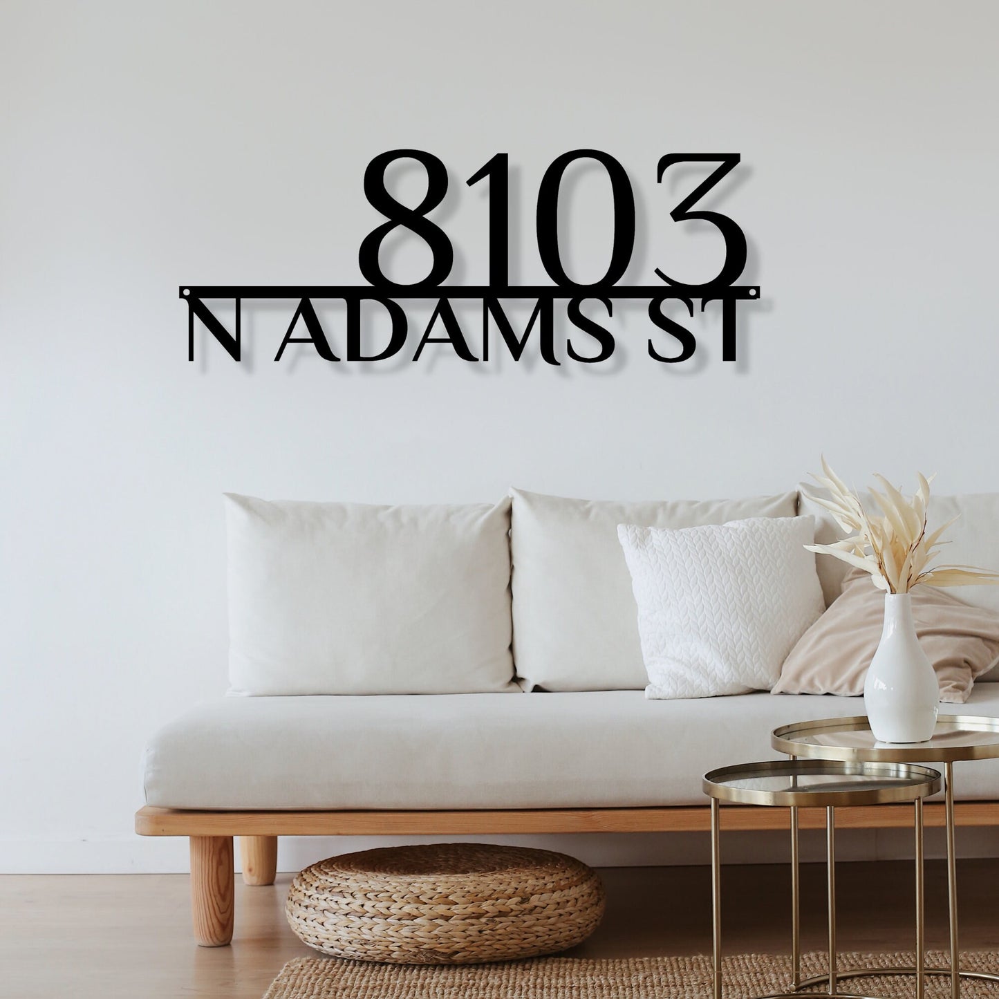 Metal House Numbers / Address Plaque / Personalized / Housewarming Gifts / Address Sign / Custom Metal Address Sign / Home decor / Addy-3