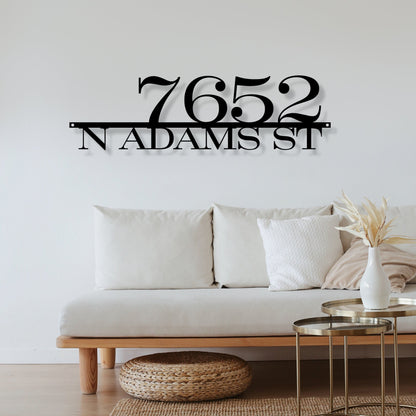 Metal House Numbers / Address Plaque / Personalized / Housewarming Gifts / Address Sign / Custom Metal Address Sign / Home decor / Addy-5