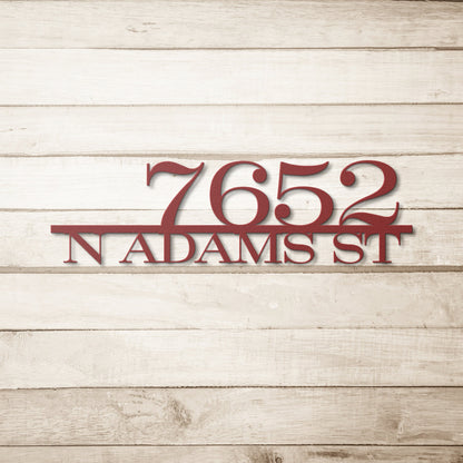 Metal House Numbers / Address Plaque / Personalized / Housewarming Gifts / Address Sign / Custom Metal Address Sign / Home decor / Addy-5