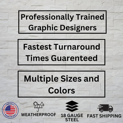 Metal Military Sign / Military Brigade Sign / Your Logo Here Sign / Metal Sign Custom / Custom Military Sign / Custom Design Sign / Military