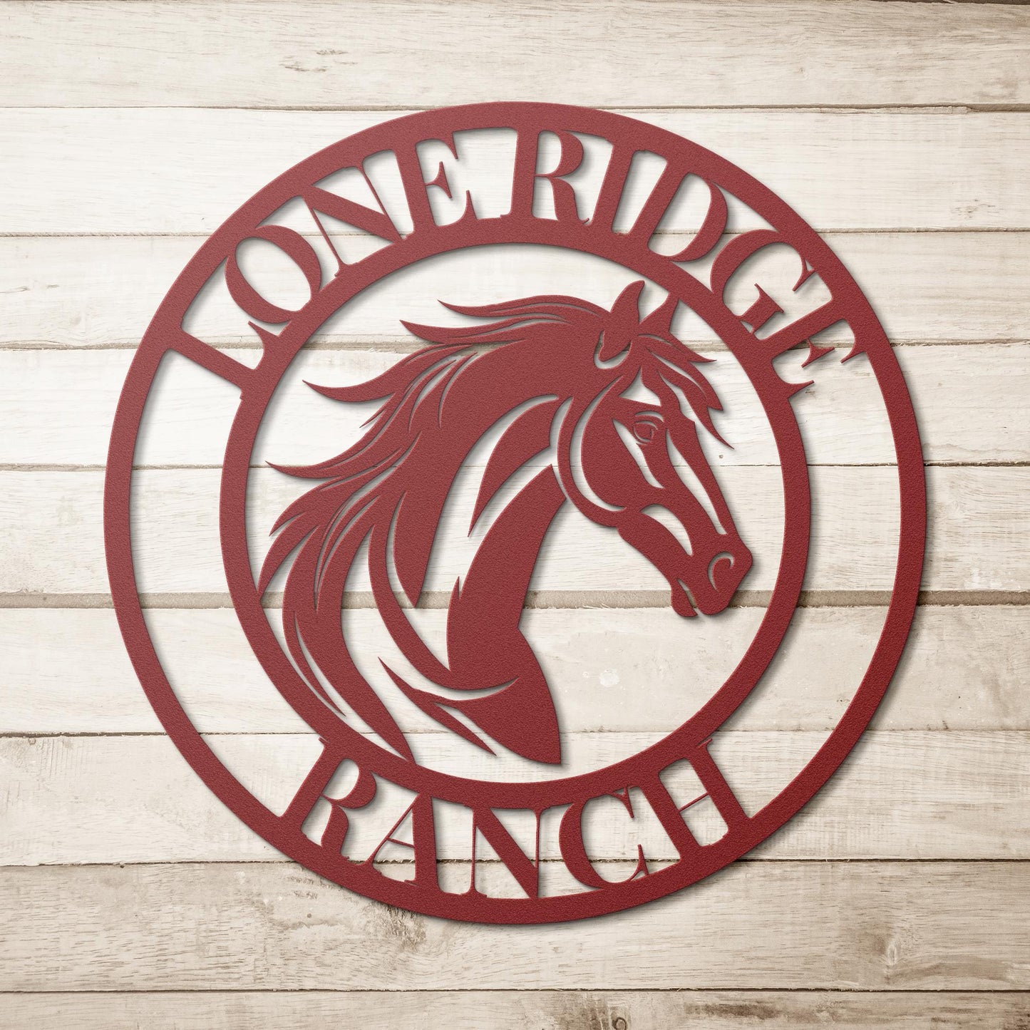 Personalized Metal Horse Ranch Sign / Metal Ranch sign / Outdoor Metal Sign / Metal Farm Sign / Custom Metal Sign / Custom Horse Sign / Gift