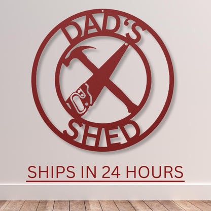 Personalized Metal Work Shop Sign / Personalized Fathers Day Sign / Personalized shed Sign / Shed Sign/ Fathers Day Gift / Gift For Dad /